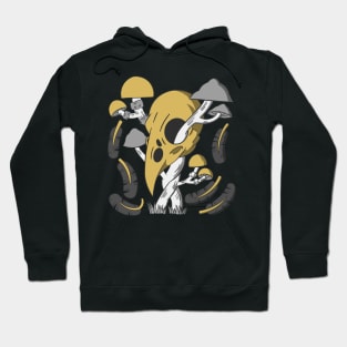 Raven Skull Overgrowth Hoodie